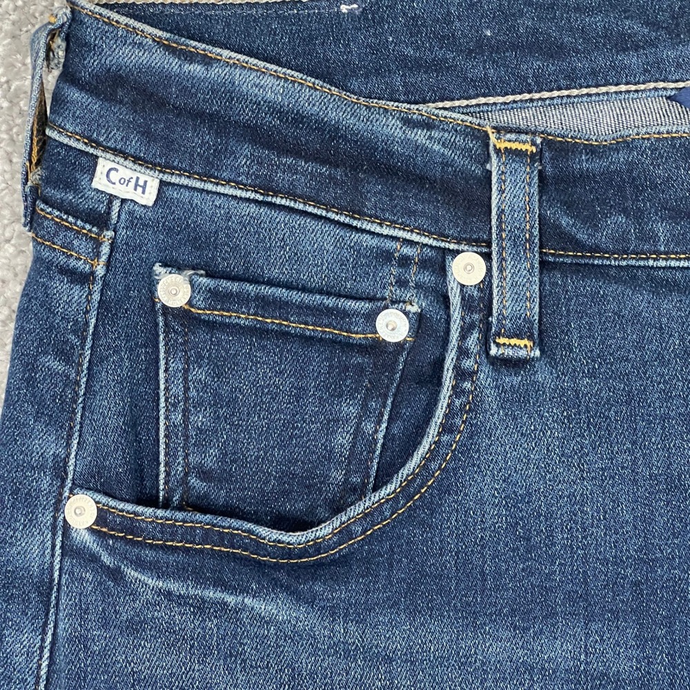 Citizens of Humanity Amari Ultra Wide-Leg Jeans 30" High-Rise Regatta Wash Retro - Picture 12 of 14